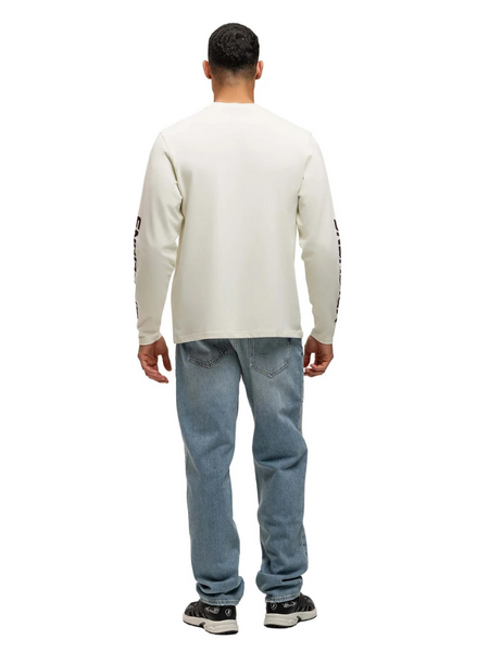 Malelions Malelions Motocross Longsleeve T-Shirt - Off-White