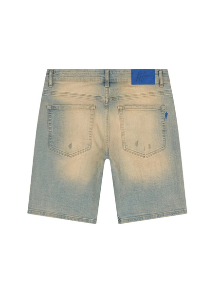 Malelions Malelions Washed Denim Shorts - Sand Washed