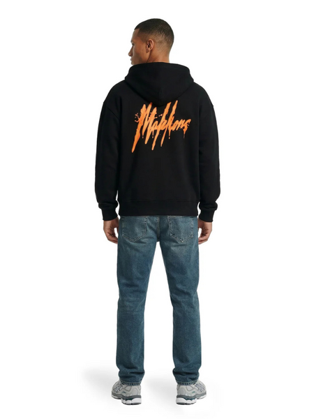 Malelions Malelions Signature Drip Zip Hoodie - Black