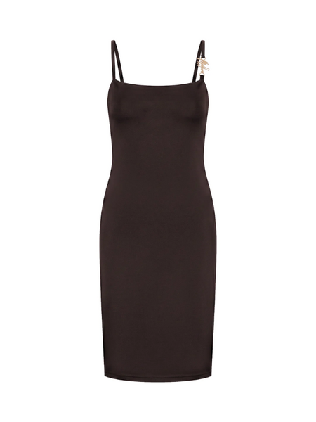Malelions Malelions Women Charm Dress - Chocolate