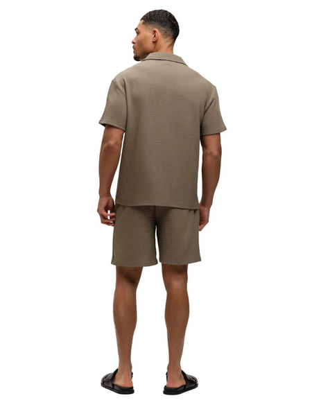 Malelions Diagonal Seersucker Shirt - Dark Sage Malelions Malelions Diagonal Seersucker Shirt - Dark Sage