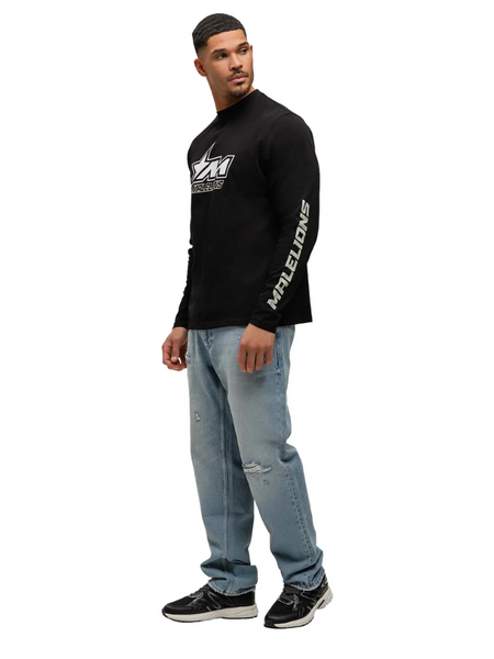Malelions Motocross Longsleeve T-Shirt - Black Malelions Malelions Motocross Longsleeve T-Shirt - Black