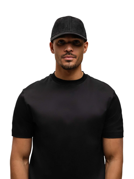 Malelions Suede Trucker Cap - Black