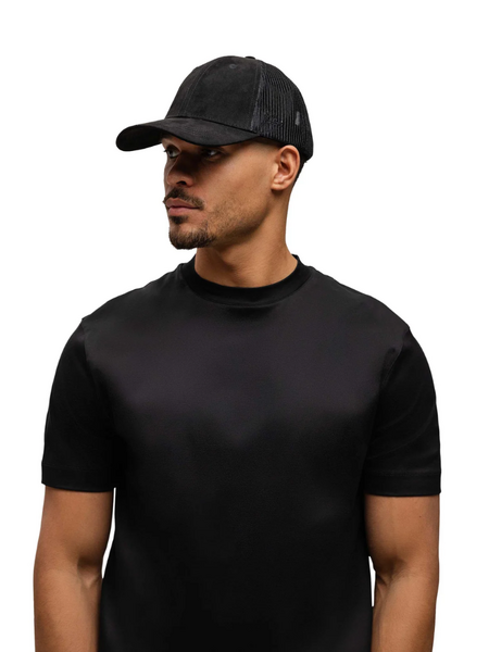 Malelions Suede Trucker Cap - Black Malelions Malelions Suede Trucker Cap - Black