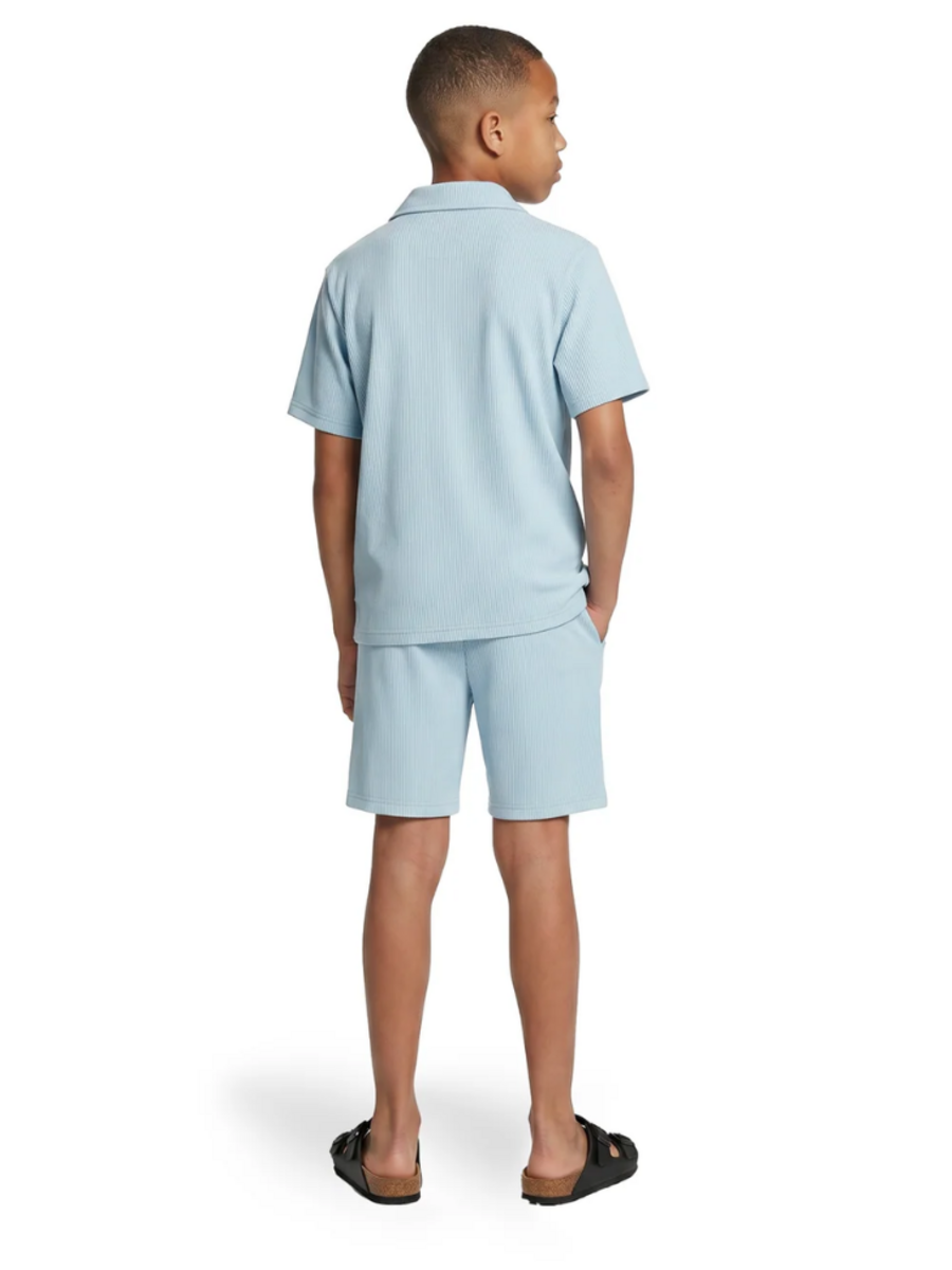 Malelions Malelions Kids Horizon Ribbed Combi-Set - Light Blue