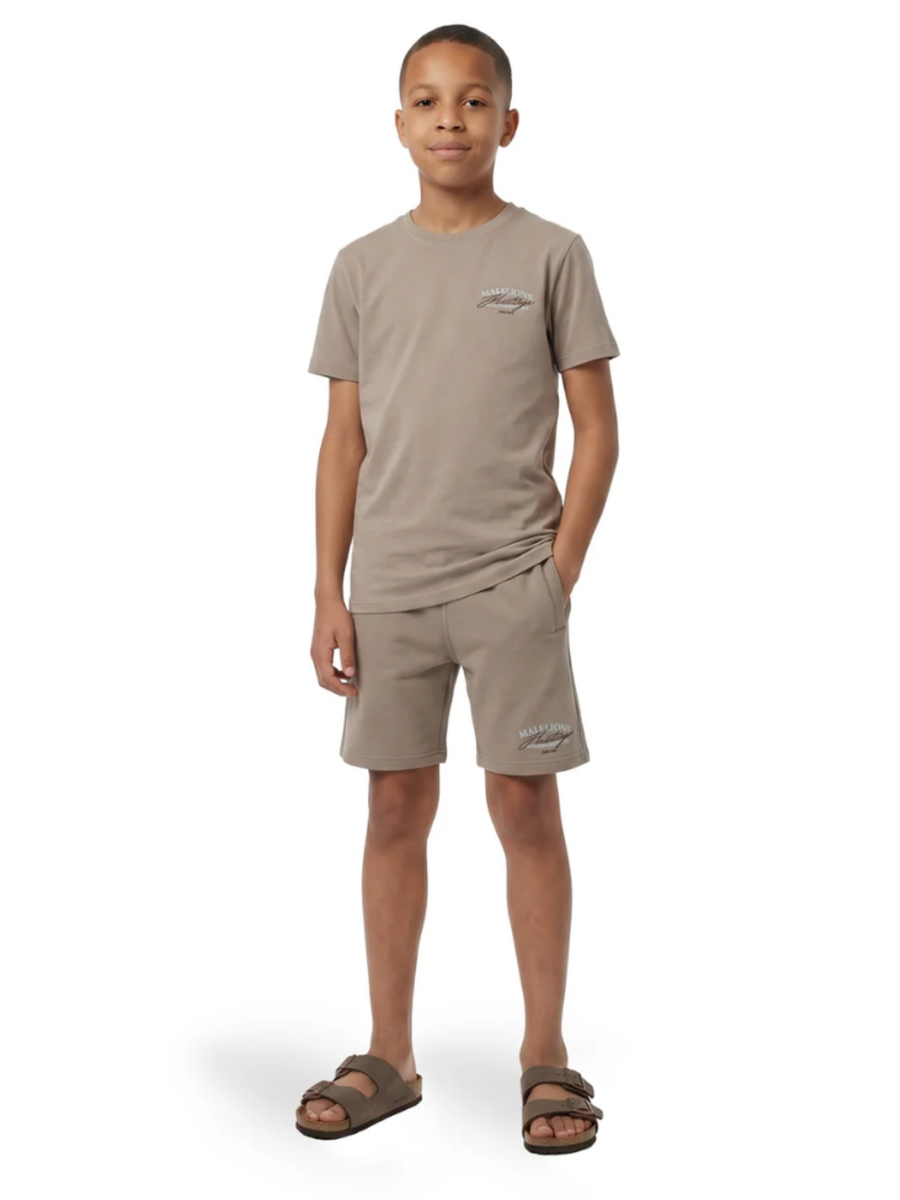 Malelions Kids Heritage Combi-Set - Dark Taupe Malelions Malelions Kids Heritage Combi-Set - Dark Taupe