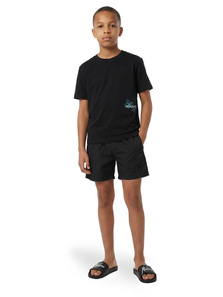Malelions Malelions Kids Relaxed Botanical T- Shirt - Black