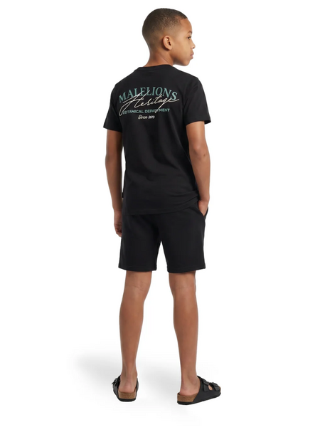 Malelions Kids Heritage T-Shirt - Black
