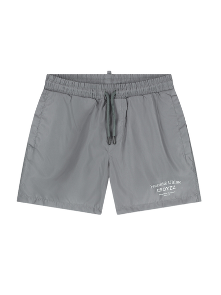 Croyez Mini Fraternité Swim Shorts - Acid Wash/White