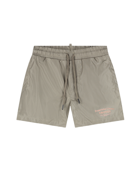 Croyez Croyez Mini Fraternité Swim Shorts - Stone/Peach