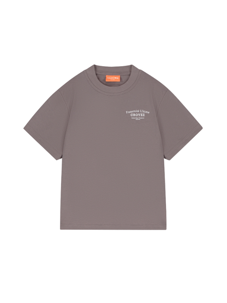 Croyez Croyez Mini Fraternité T-Shirt - Brown