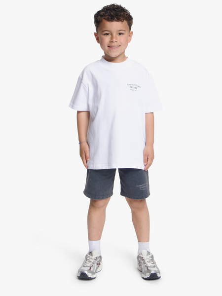 Croyez Mini Fraternité T-Shirt - White/Antra