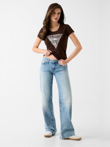 Guess Guess SS CN Zebra Triangle - Regal Brown