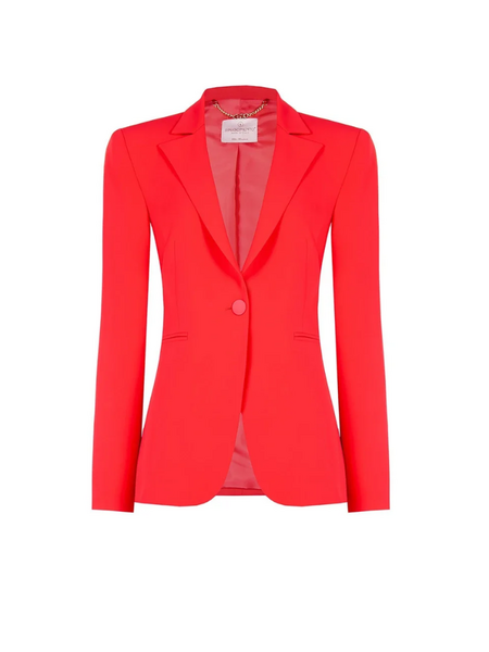 Rinascimento Rinascimento Rewi - Giacca Blazer - Rosso Fragola