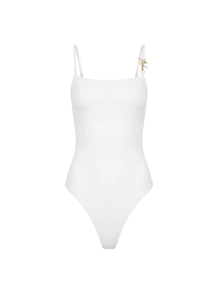 Malelions Malelions Women Charm Bodysuit - White