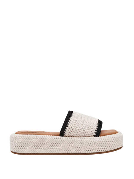 Steve Madden Beachy-W Sandal - Cream Multi