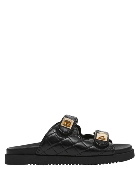 Steve Madden Steve Madden Schmona-CN Sandal - Black Leather