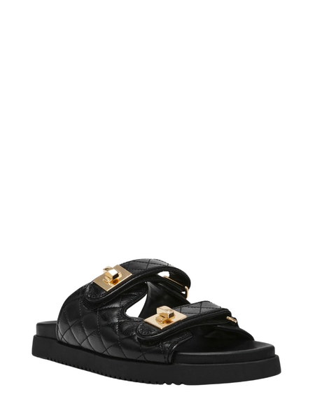 Steve Madden Steve Madden Schmona-CN Sandal - Black Leather