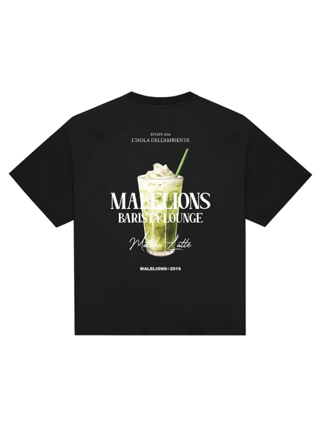 Malelions Malelions Women Barista Lounge Oversized T-Shirt - Black