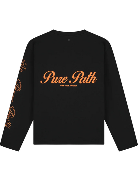 Pure Path Pure Path Essence of Life Longsleeve - Black