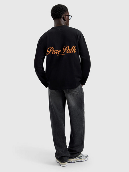 Pure Path Pure Path Essence of Life Longsleeve - Black