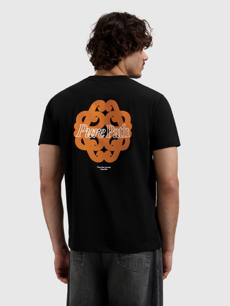 Pure Path Bold Emblem T-Shirt - Black