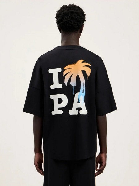 Palm Angels Palm Angels I love PA Over Tee - Black/White