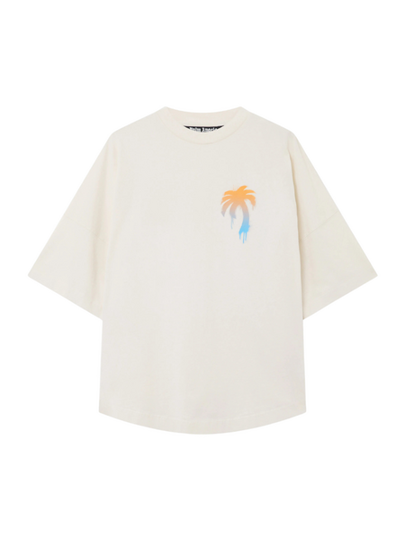 Palm Angels Palm Angels I love PA Over Tee - Off White/Black