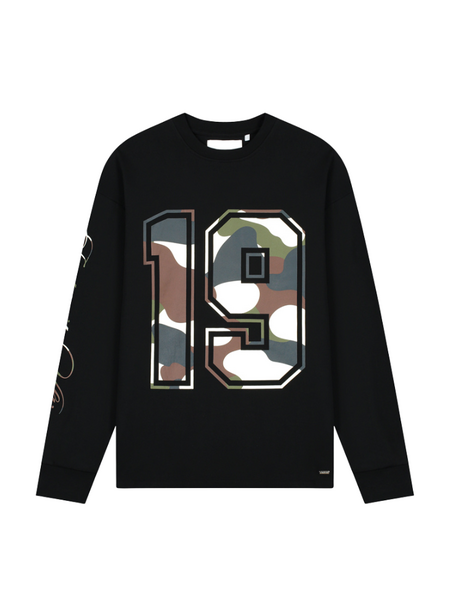 Croyez Croyez Camo Longsleeve - Black