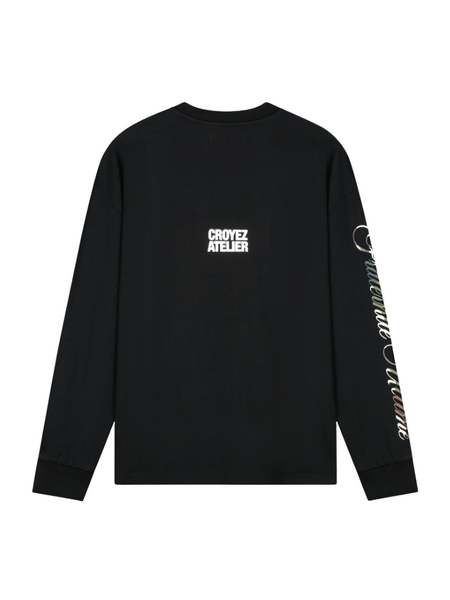 Croyez Croyez Camo Longsleeve - Black