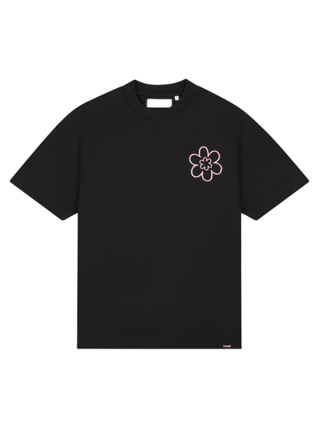 Croyez Contour De La Fleur T-Shirt - Black