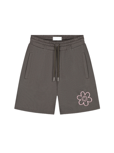 Croyez Contour De La Fleur Shorts - Washed Brown