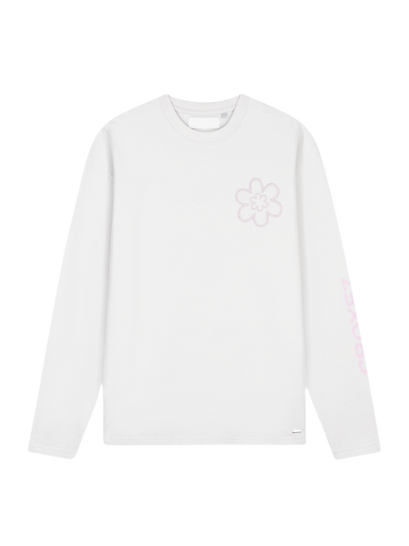 Croyez Croyez Contour De La Fleur Longsleeve - Light Grey