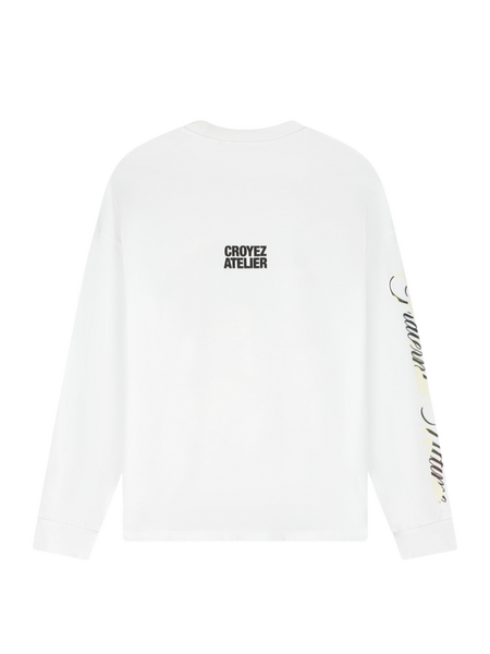 Croyez Croyez Camo Longsleeve - White