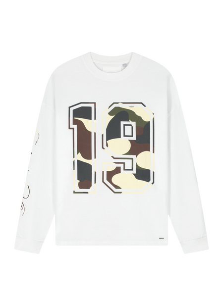 Croyez Women Camo Longsleeve - White