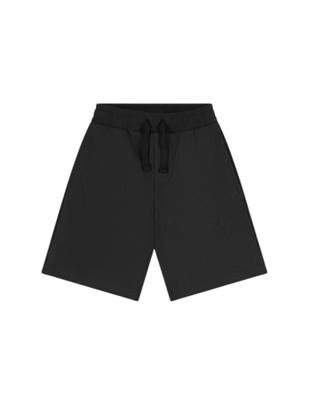 Croyez Mini Ribbed Shorts - Black