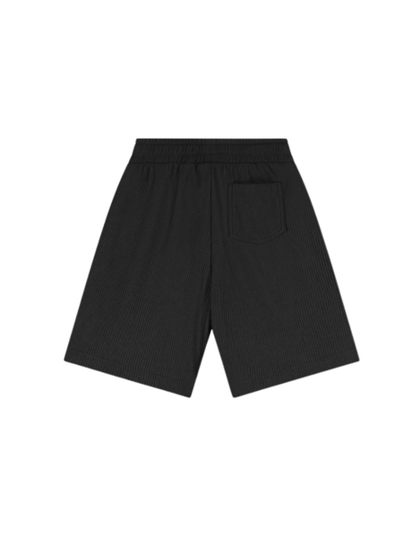 Malelions Croyez Mini Ribbed Shorts - Black