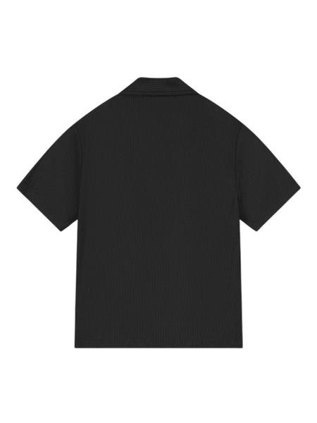 Malelions Croyez Mini Ribbed Shirt - Black