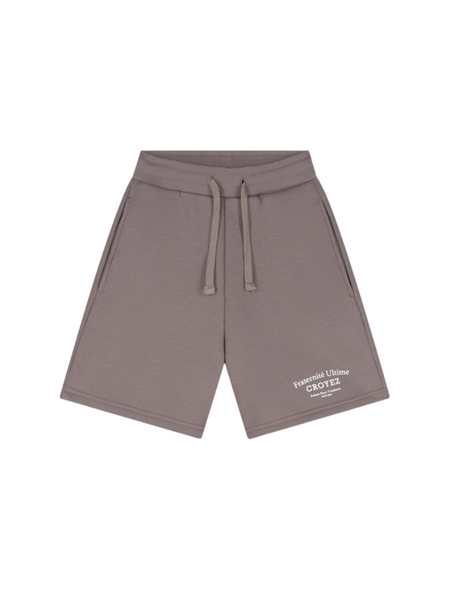 Croyez Croyez Mini Fraternité Shorts - Brown