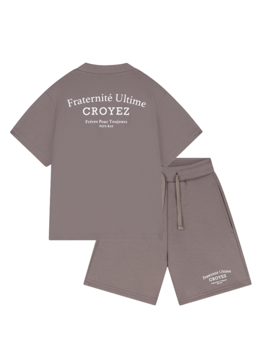 Croyez Croyez Mini Fraternité Combi-Set - Brown