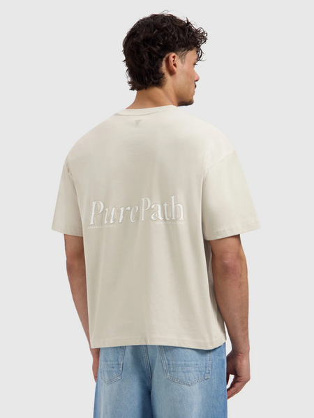 Pure Path Pure Path Fundamental Logo T-shirt - Sand