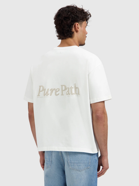 Pure Path Fundamental Logo T-shirt - Off White