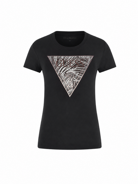 Guess Guess SS CN Zebra Triangle - Jet Black