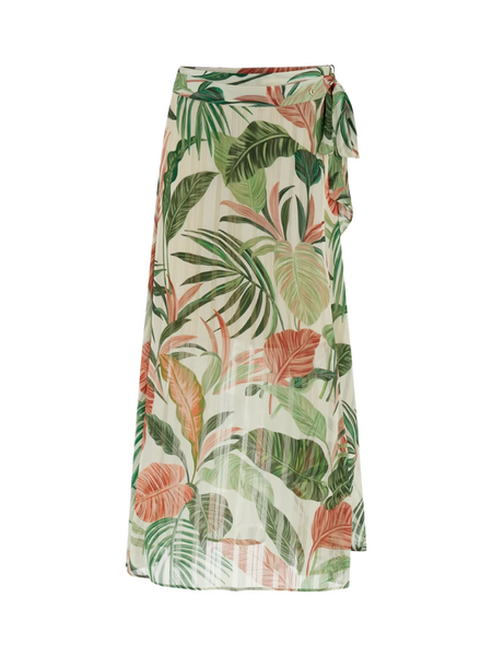 Guess Guess New Romana Skirt - Choco Jungle Print