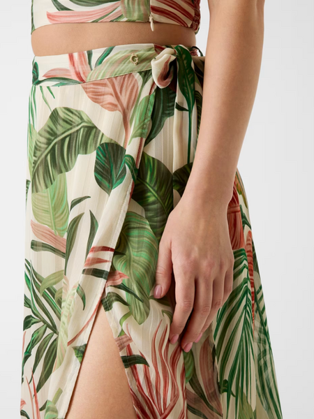 Guess Guess New Romana Skirt - Choco Jungle Print