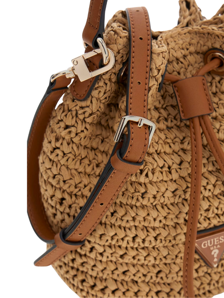 Guess Guess Accessoires Ofelia Top Handle Bucket - Natural/Cognac