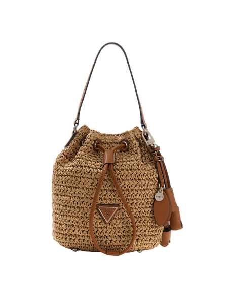 Guess Guess Accessoires Ofelia Top Handle Bucket - Natural/Cognac