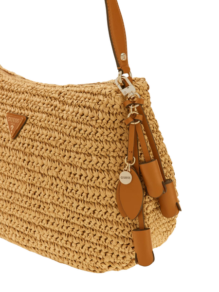 Guess Guess Accessoires OFELIA HOBO SHOULDER BAG - Natural/Cognac