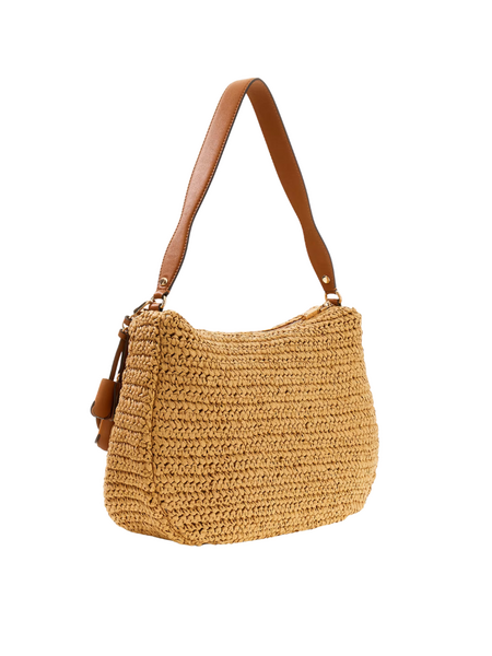 Guess Guess Accessoires OFELIA HOBO SHOULDER BAG - Natural/Cognac