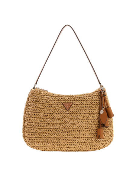 Guess Guess Accessoires OFELIA HOBO SHOULDER BAG - Natural/Cognac
